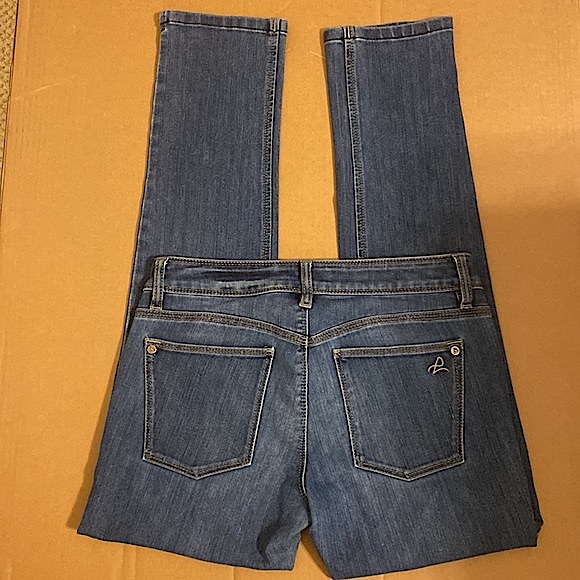 DL1961 Angel Mid Rise Skinny Ankle Jeans Zeppelin Size 27 - Picture 7 of 16